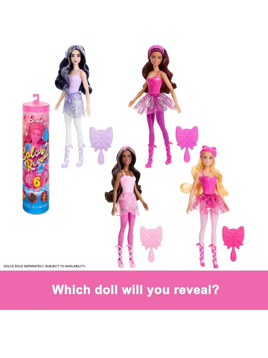 Кукла классическая Barbie Color Reveal Color Reveal высота 29 см HRK17 - фото 2