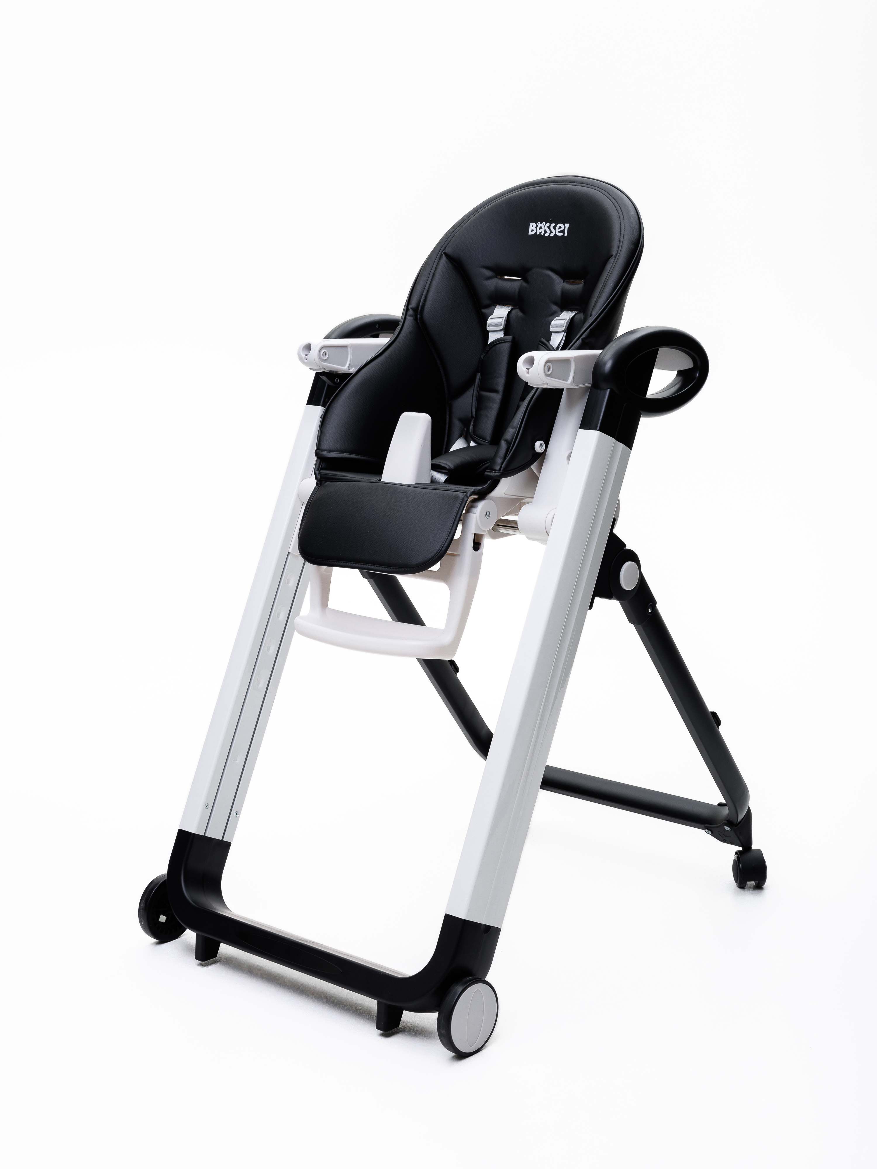 Стульчик для кормления BASSET B2 черный - фото 13