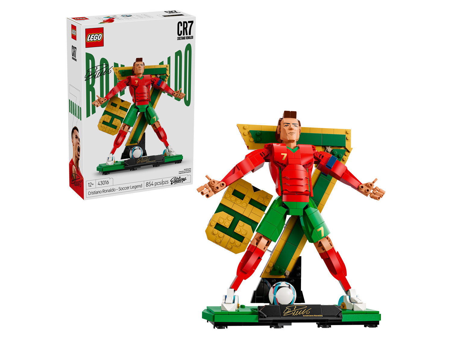 Конструктор LEGO Editions Фигурка Криштиану Роналду 854 дет. - фото 1