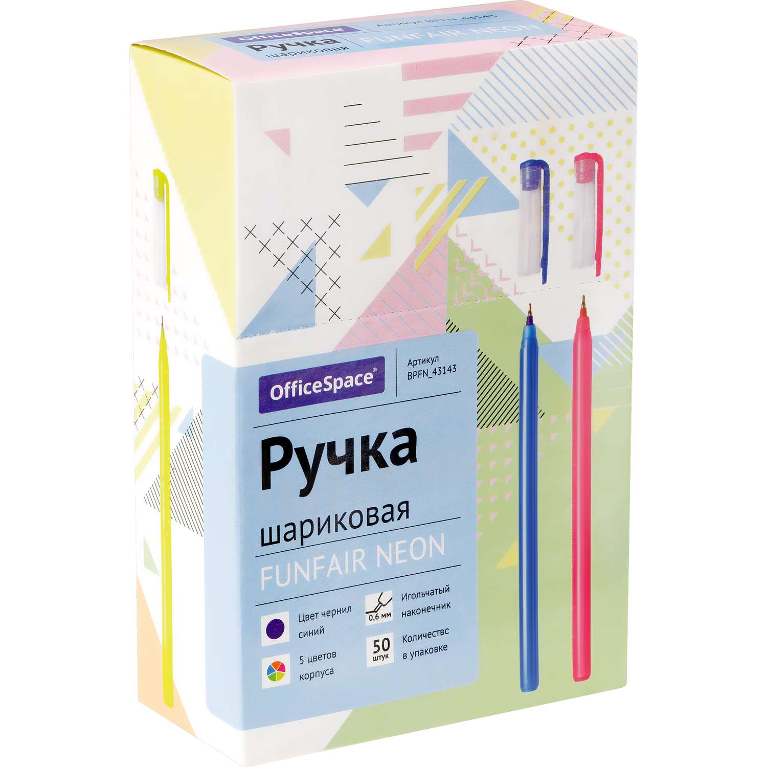 Ручка шариковая OfficeSpace 1 шт. - фото 3