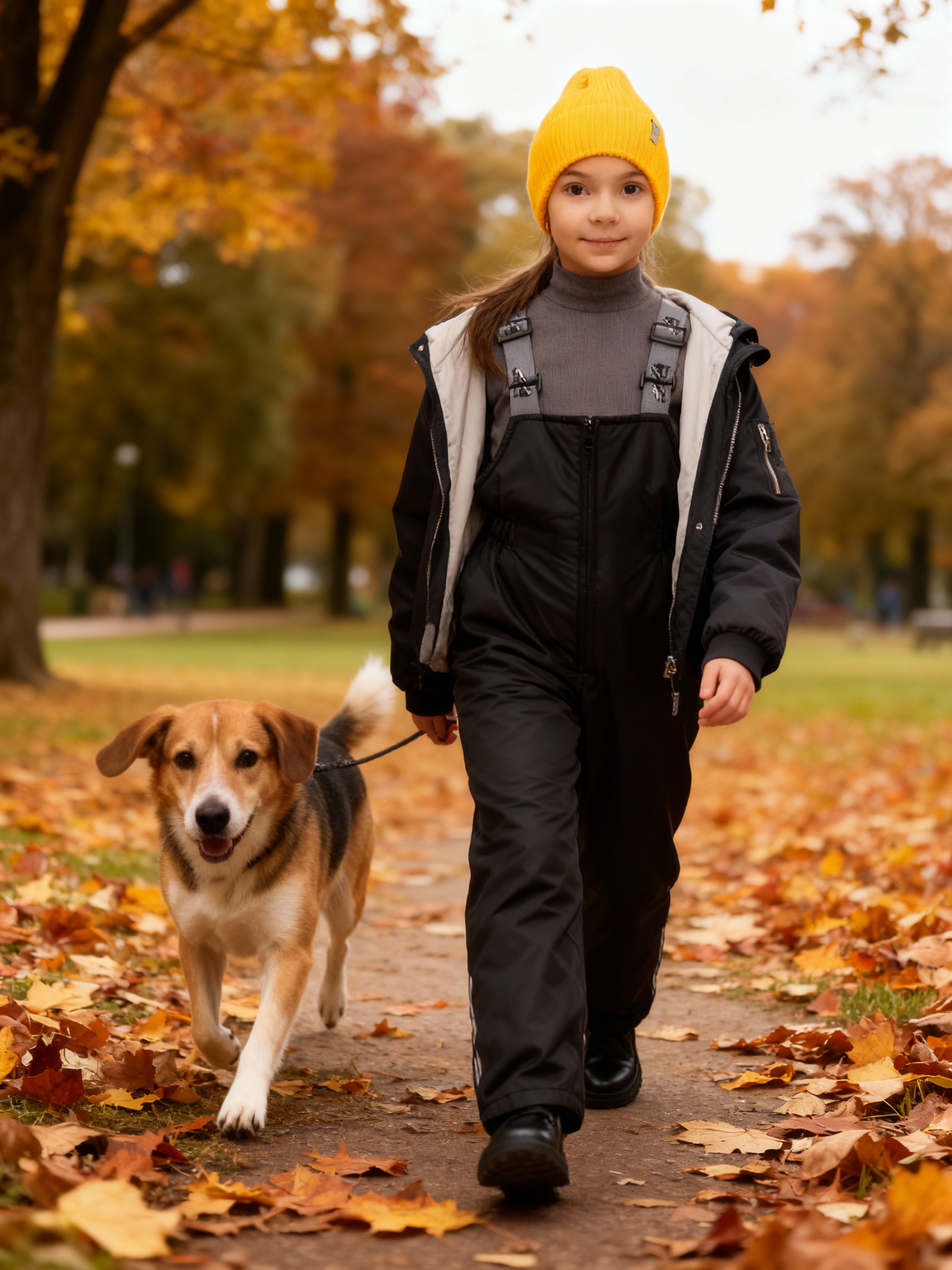 Полукомбинезон Arctic kids 60-006/2 черный - фото 6