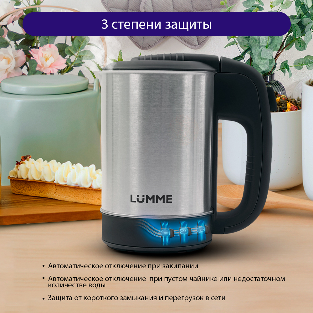 Чайник электрический LUMME LU-155 - фото 3