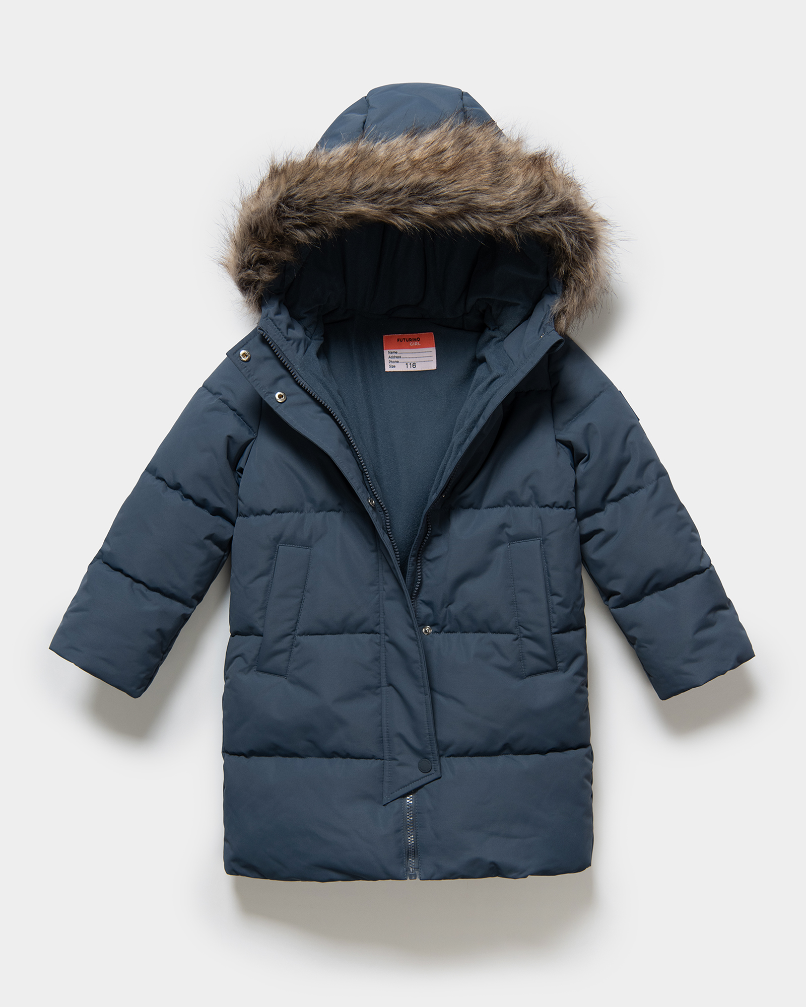 Пальто Futurino W24FU4-R110kg-66 - фото 4