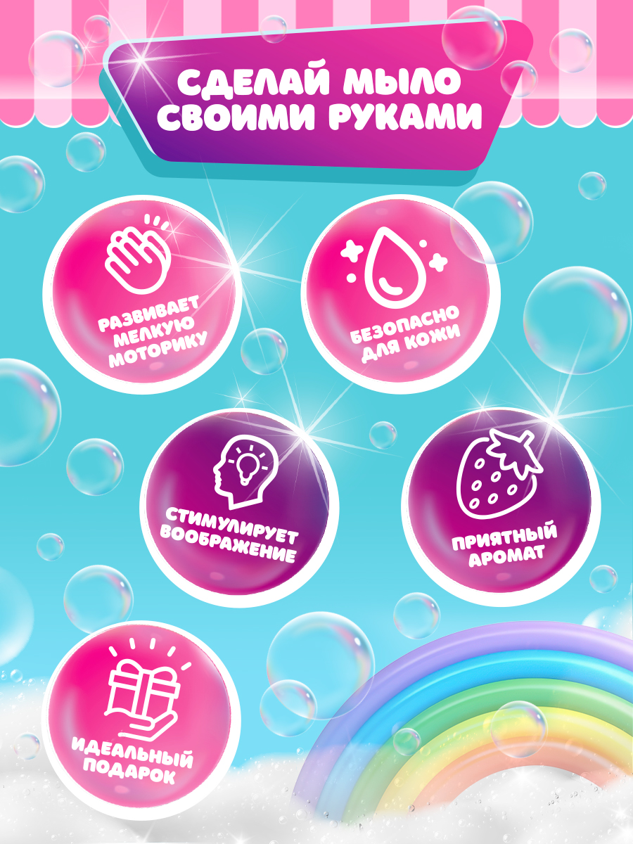 Набор KIKI Единорог мыло в ассортименте - фото 3
