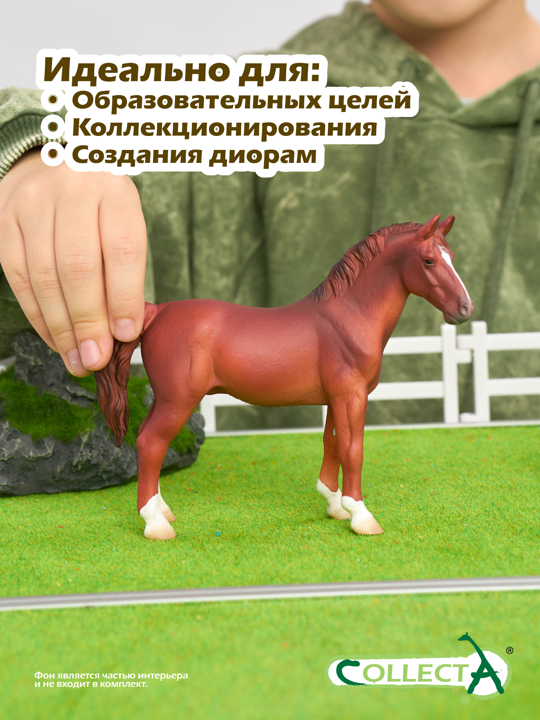 Фигурка Collecta Лошадь Гнедой жеребец - фото 6