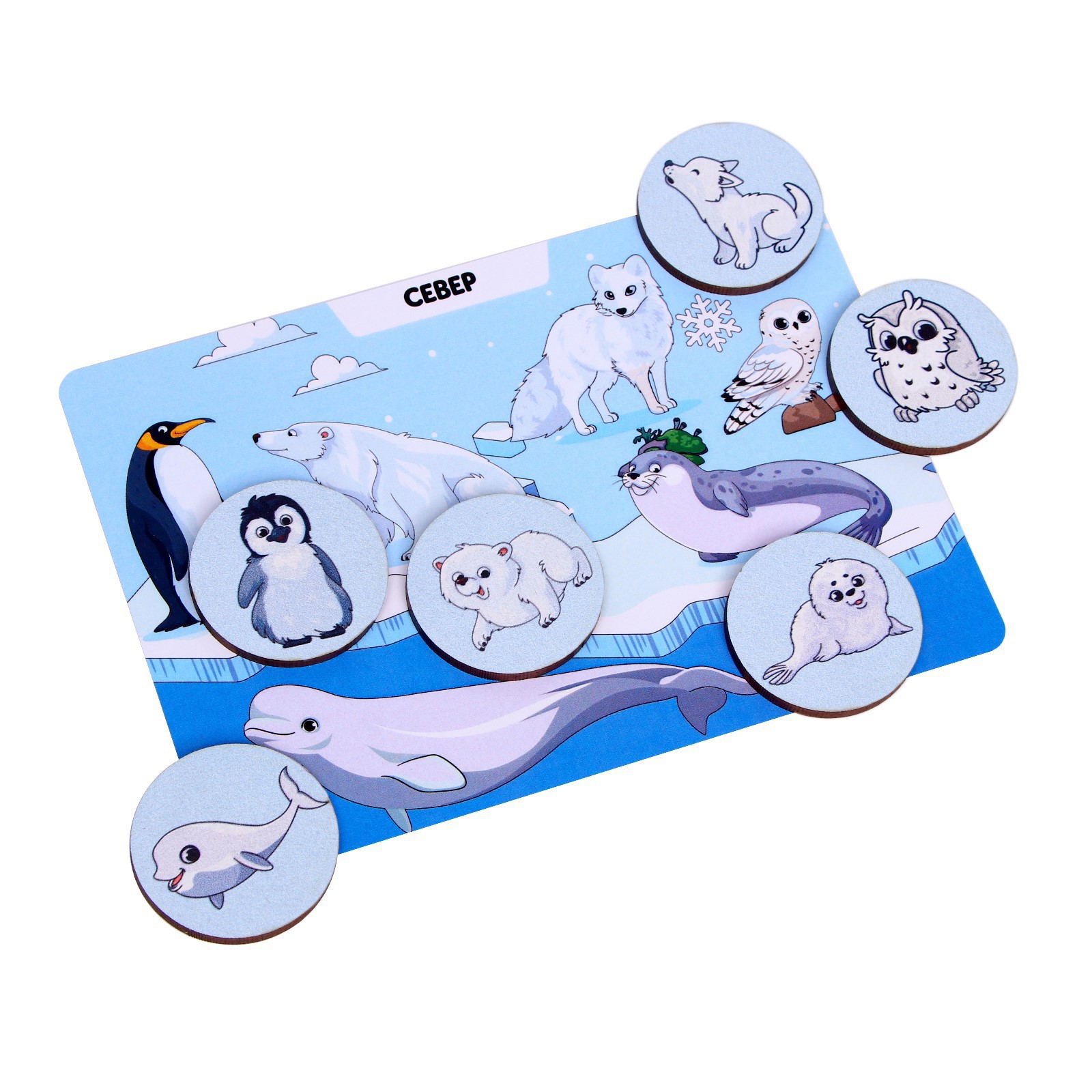 Настольная игра Лесная мастерская Лото - фото 7