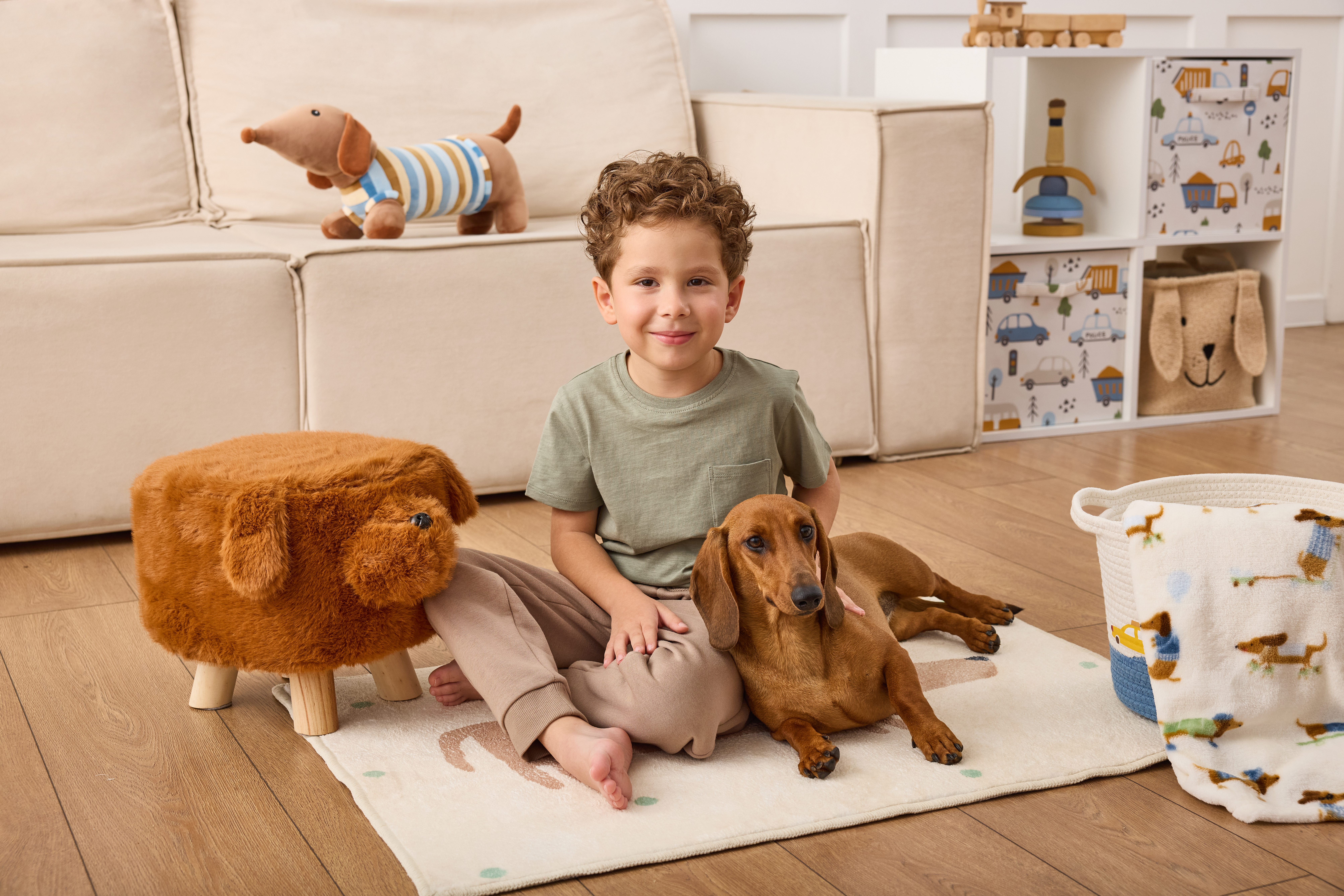 Коврик комнатный FUTURINO Home Такса W24FH-FH027ha-F0 - фото 4