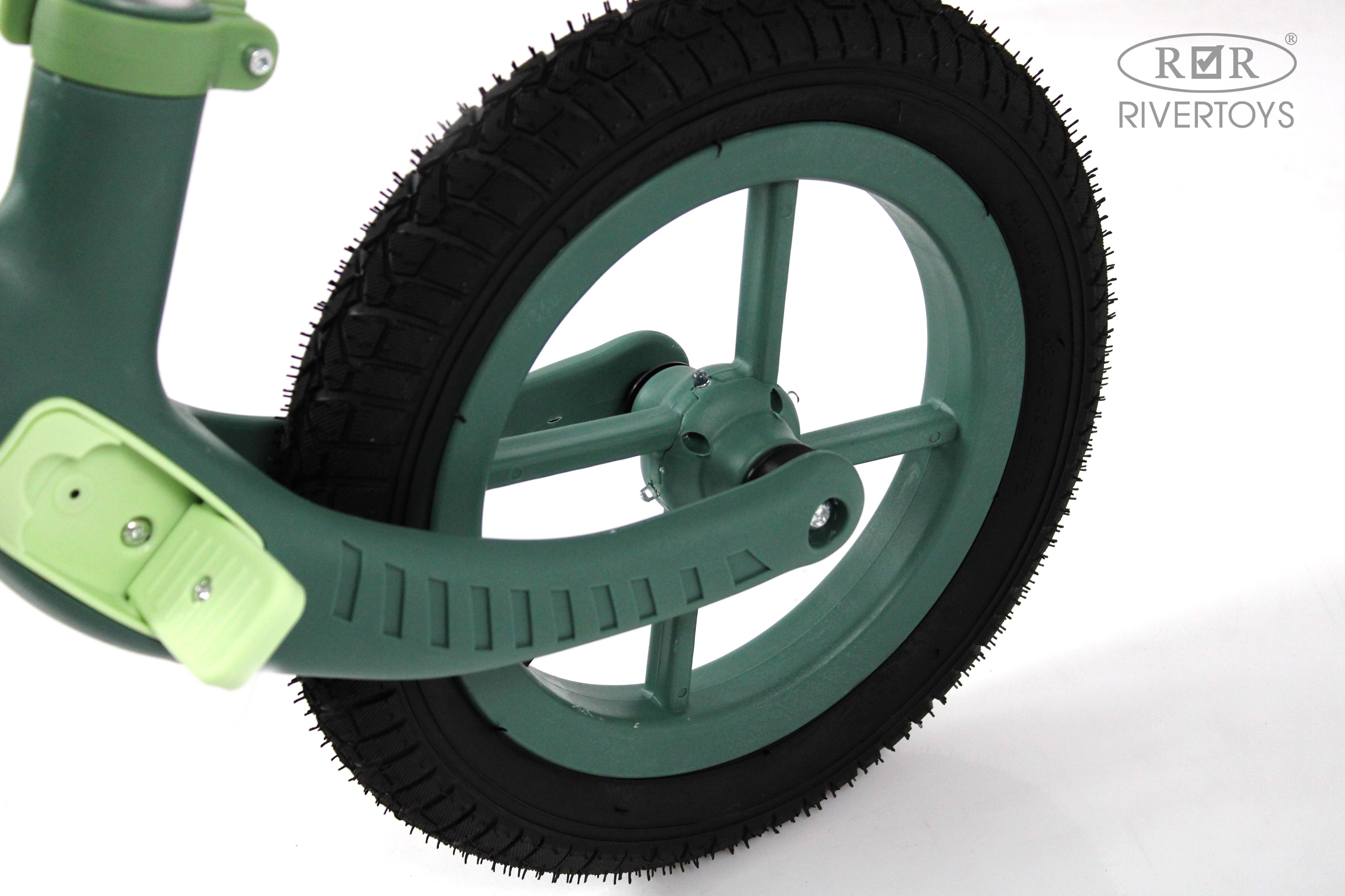 Двухколесный беговел RIVERTOYS 12 дюймов - фото 13