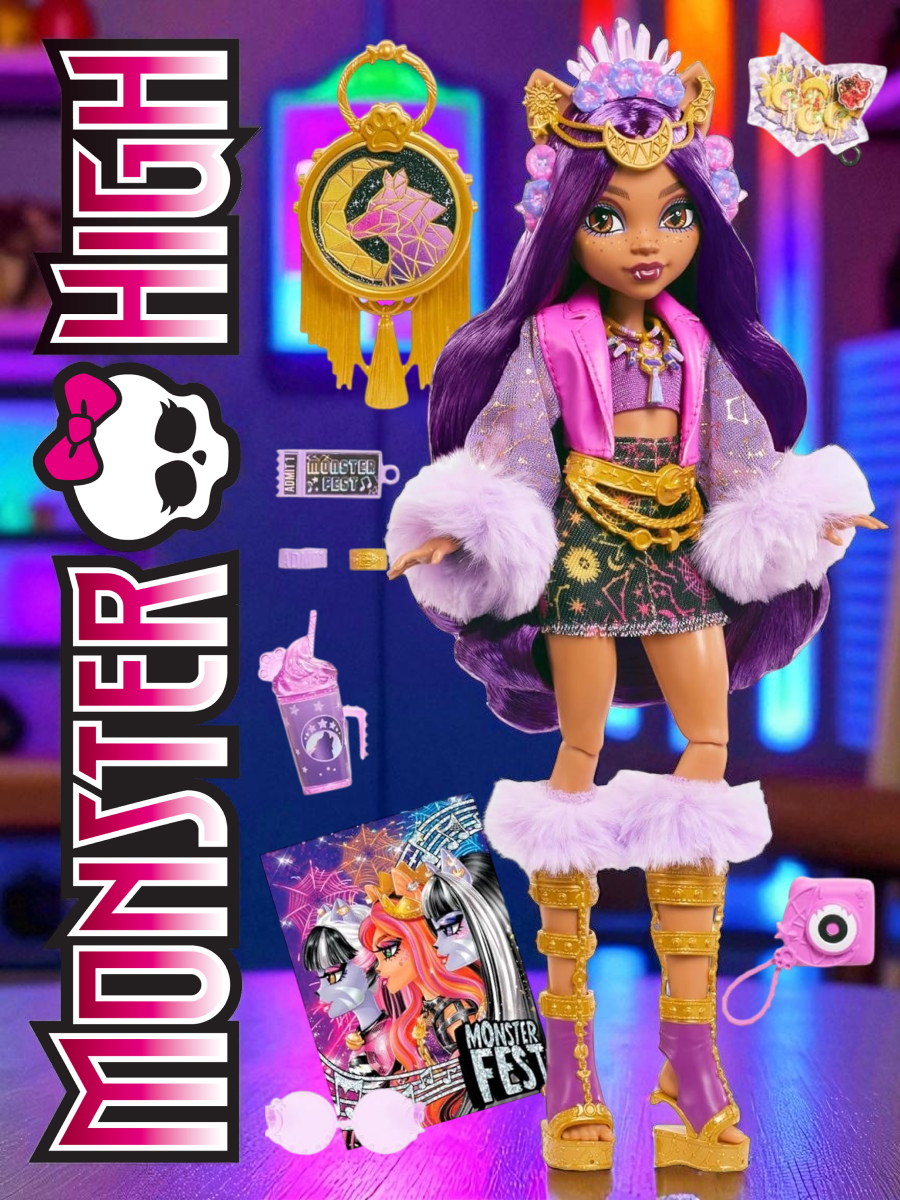 Кукла модельная Monster High Monster Fest HXH80 высота 27 см HXH80 - фото 1