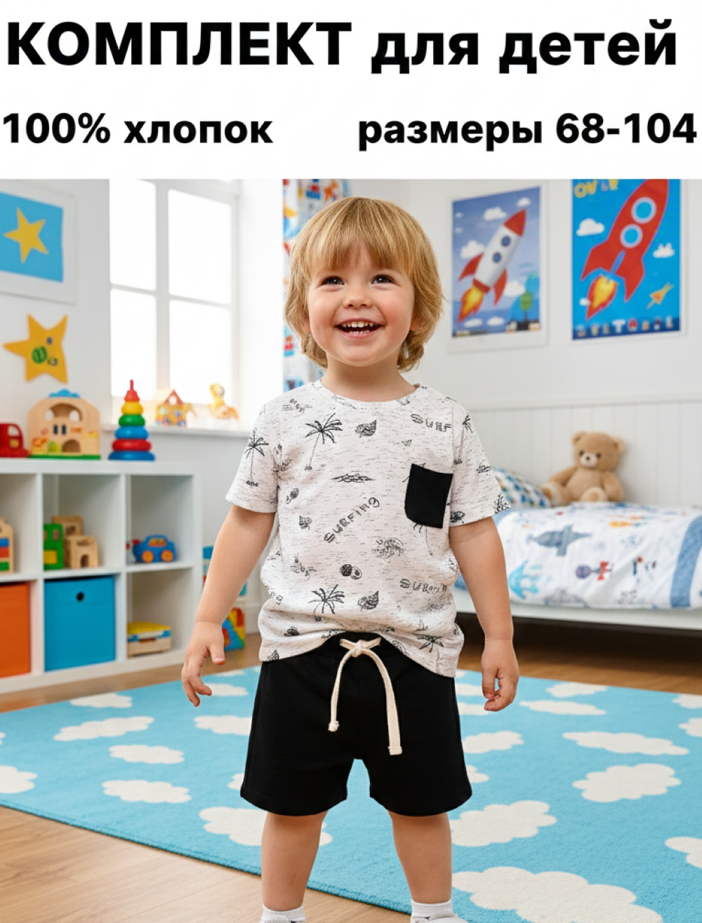 Футболка и шорты Deiko Baby LG7522 - фото 3