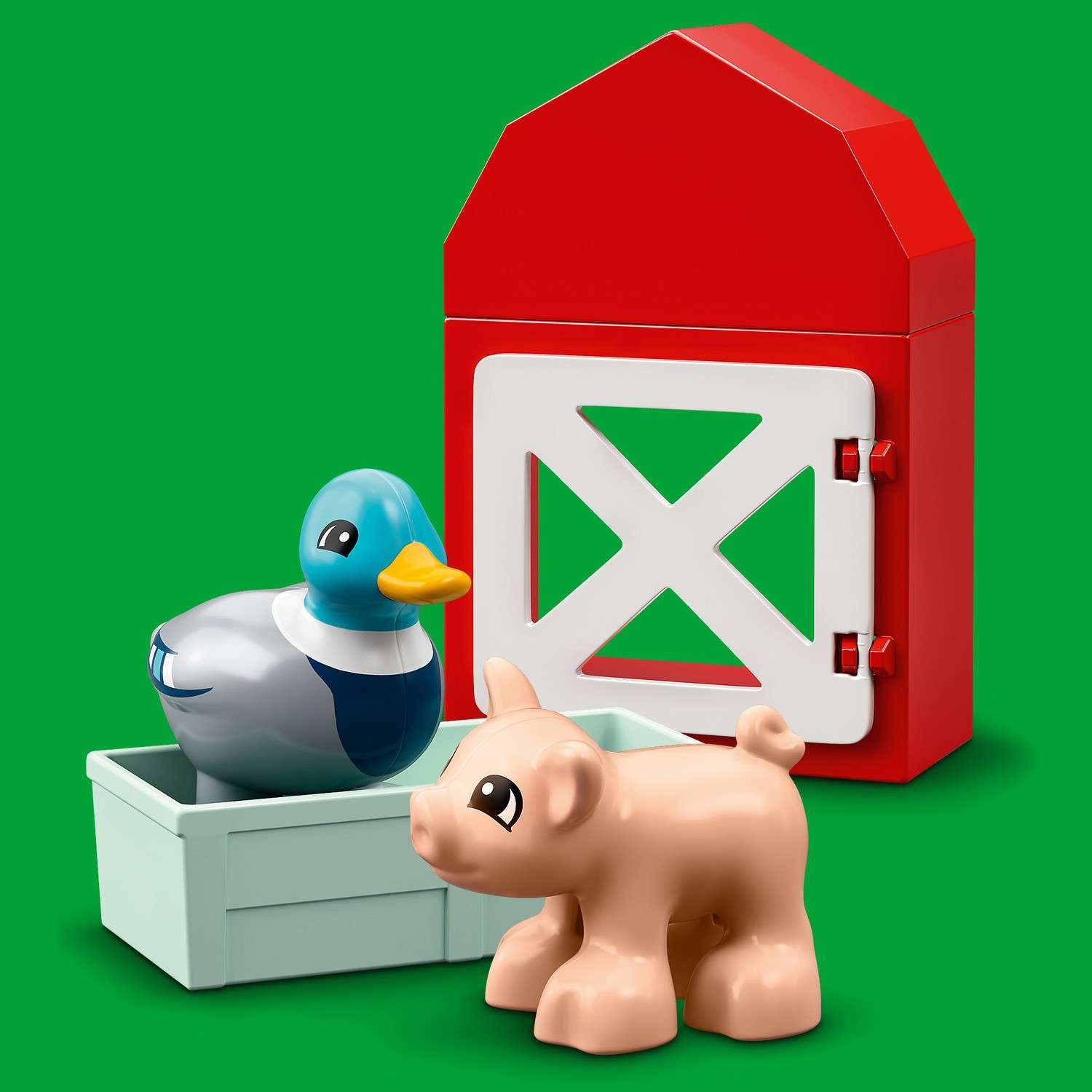 Конструктор LEGO DUPLO Уход за животными на ферме блочный - фото 6
