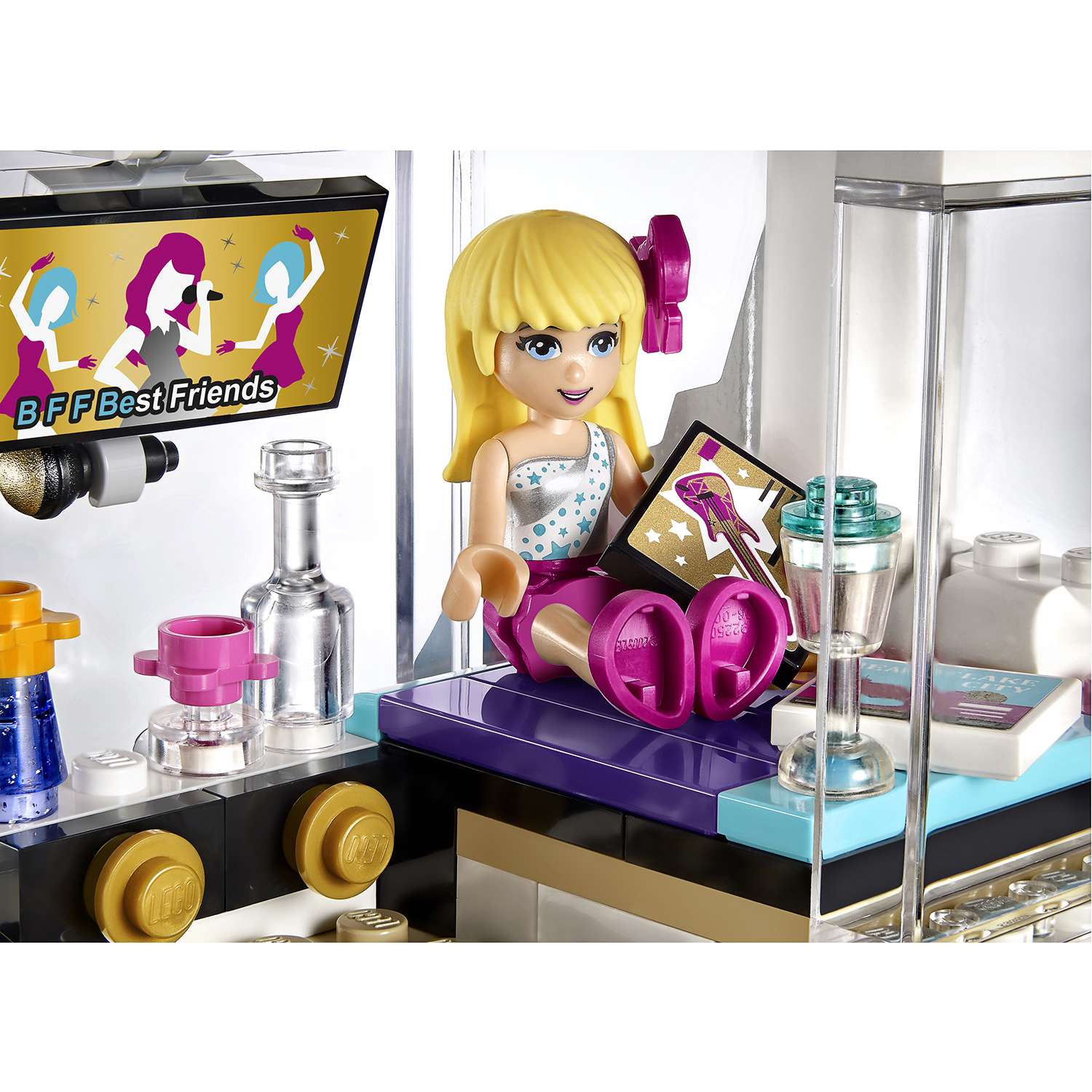 Конструктор LEGO Friends Поп звезда: гастроли блочный - фото 8