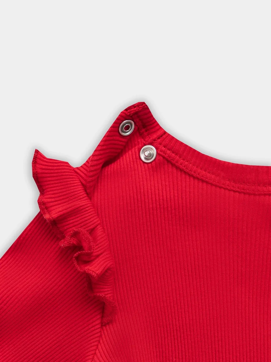 Боди 2 шт Mark Formelle (Марк Формэль) 13017-2/красный +сердца на св.розовом - фото 13