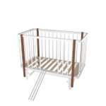 Детская кроватка WOODLINES, поперечный маятник (белый)