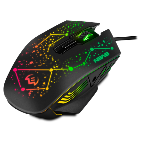 Мышь игровая SVEN rx-g730 с RGB-подсветкой