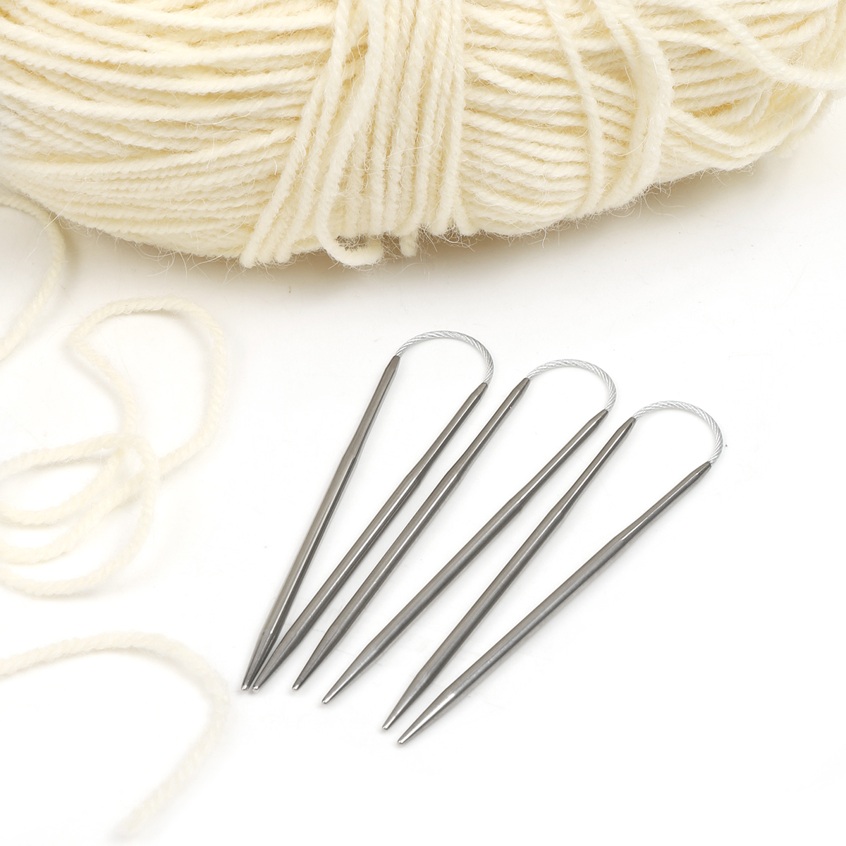 Спицы вязальные чулочные Maxwell гибкие с металлическим тросиком - фото 2