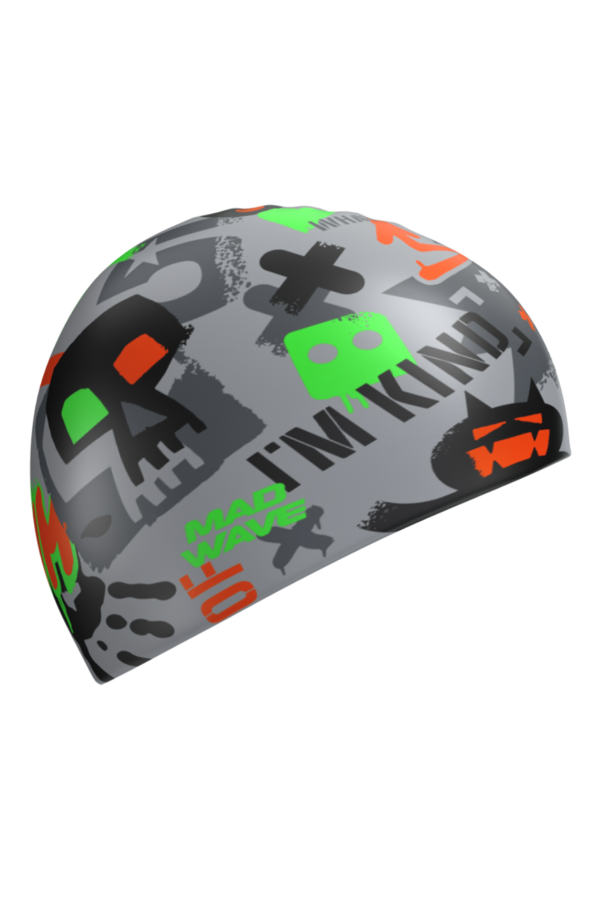 Шапочка для плавания Mad Wave I'm kind - фото 2