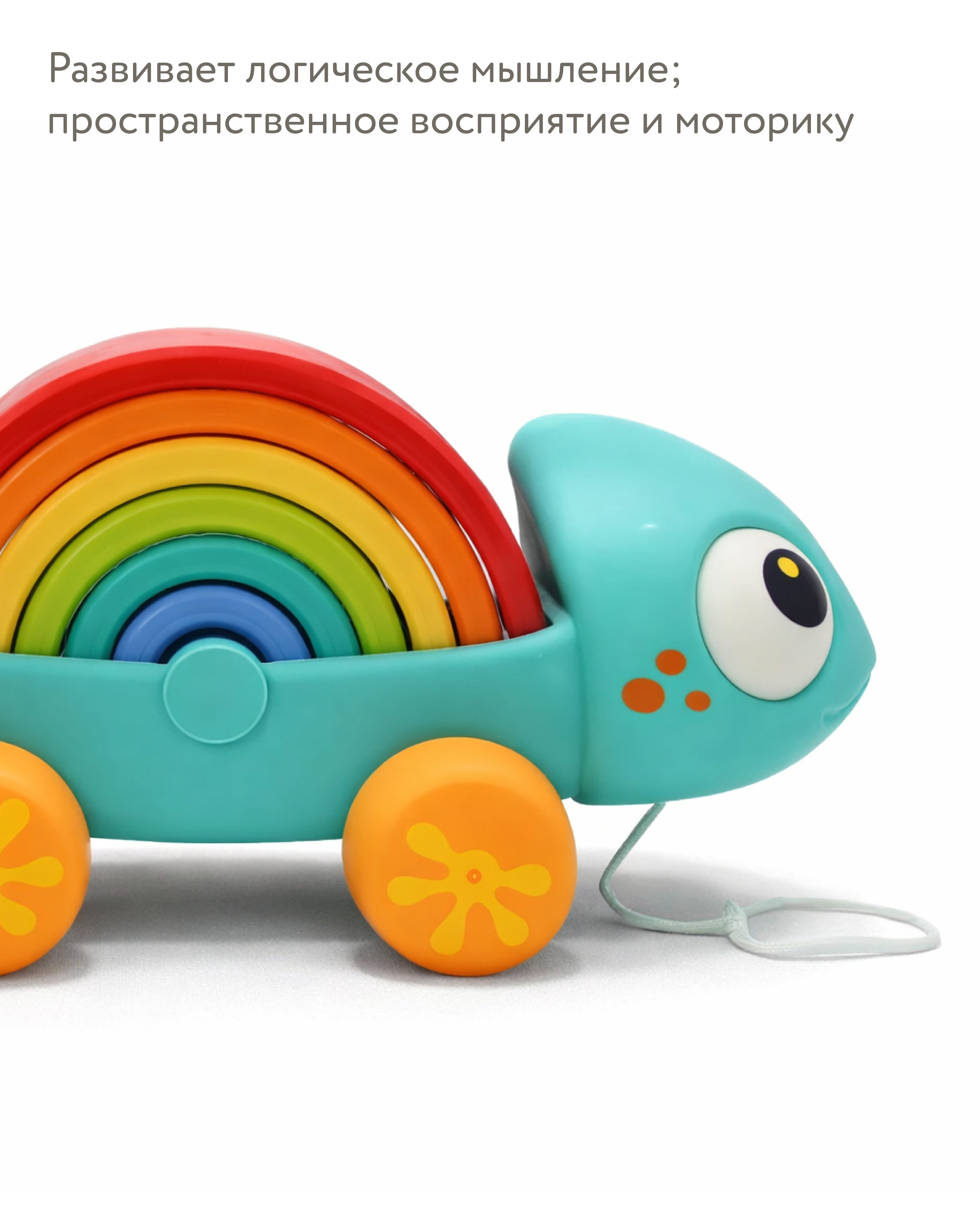 Игрушка BabyGo сортер Хамелеон - фото 5