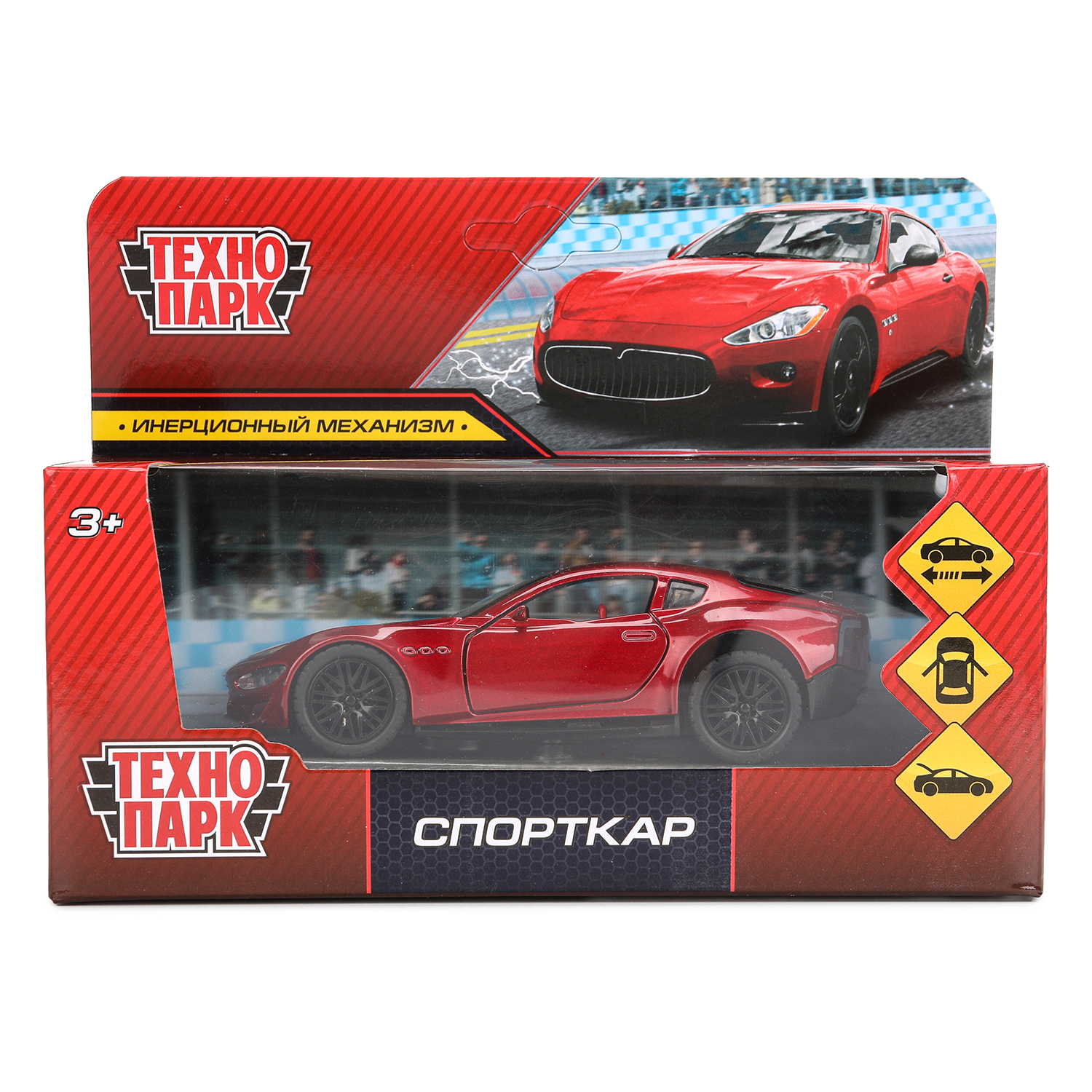 Автомобиль Технопарк Спорткар 393515 - фото 12