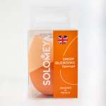 Спонж для макияжа SOLOMEYA Капля, Orange&Peach, 1 шт.