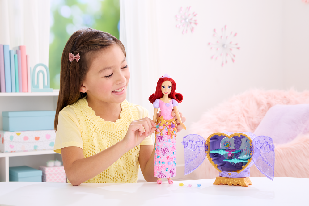 Кукла модельная Disney Princess Jewel Reveal Ariel высота 29 см JHL49 - фото 10