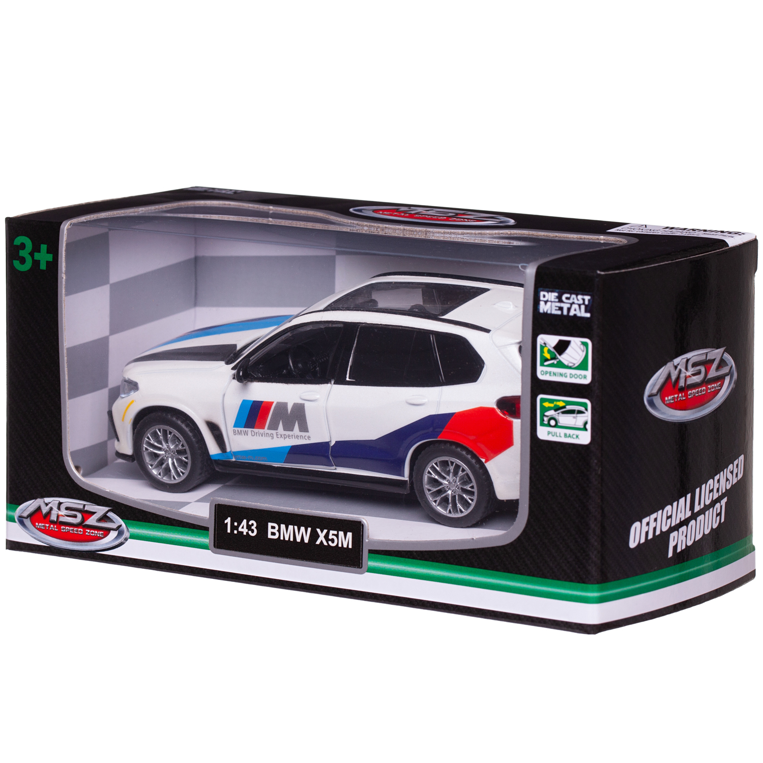 Автомобиль Abtoys BMW MSZ 1:43 WE-16393W - фото 3