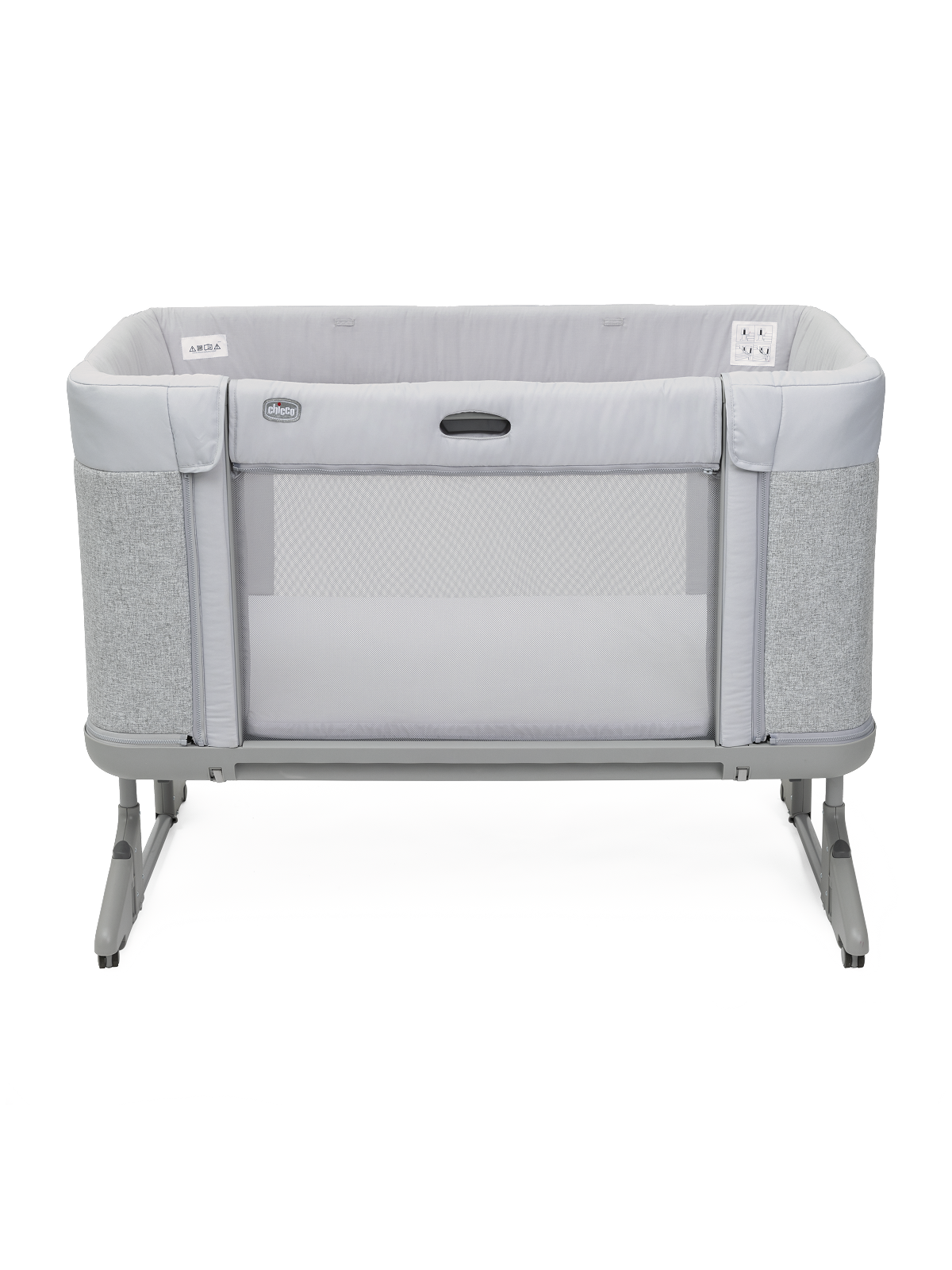 Детская кроватка Chicco Next2Me Forever 3в1 с рождения до 4 лет Ash Grey, без маятника (бодега светлая) - фото 23