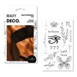 Тату переводное DECO. Breathe by miami tattoos переводные (sign)