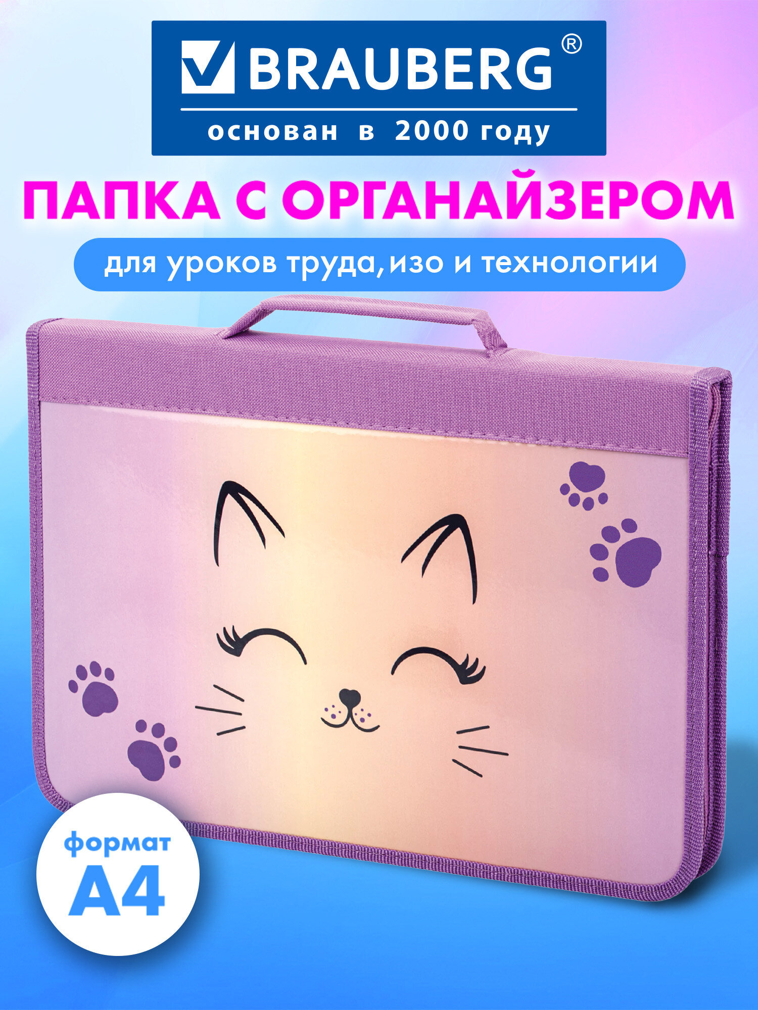 Папка для труда Brauberg А4 - фото 1