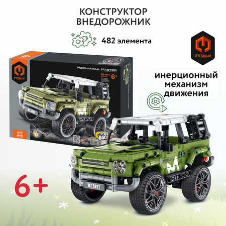 Конструктор Im.Master Внедорожник Пулл бэк 482 дет.