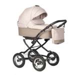 Коляска 2в1 Indigo Barbara Classic 08 бежевый