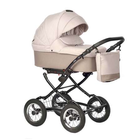 Коляска 2в1 Indigo Barbara Classic 08 бежевый