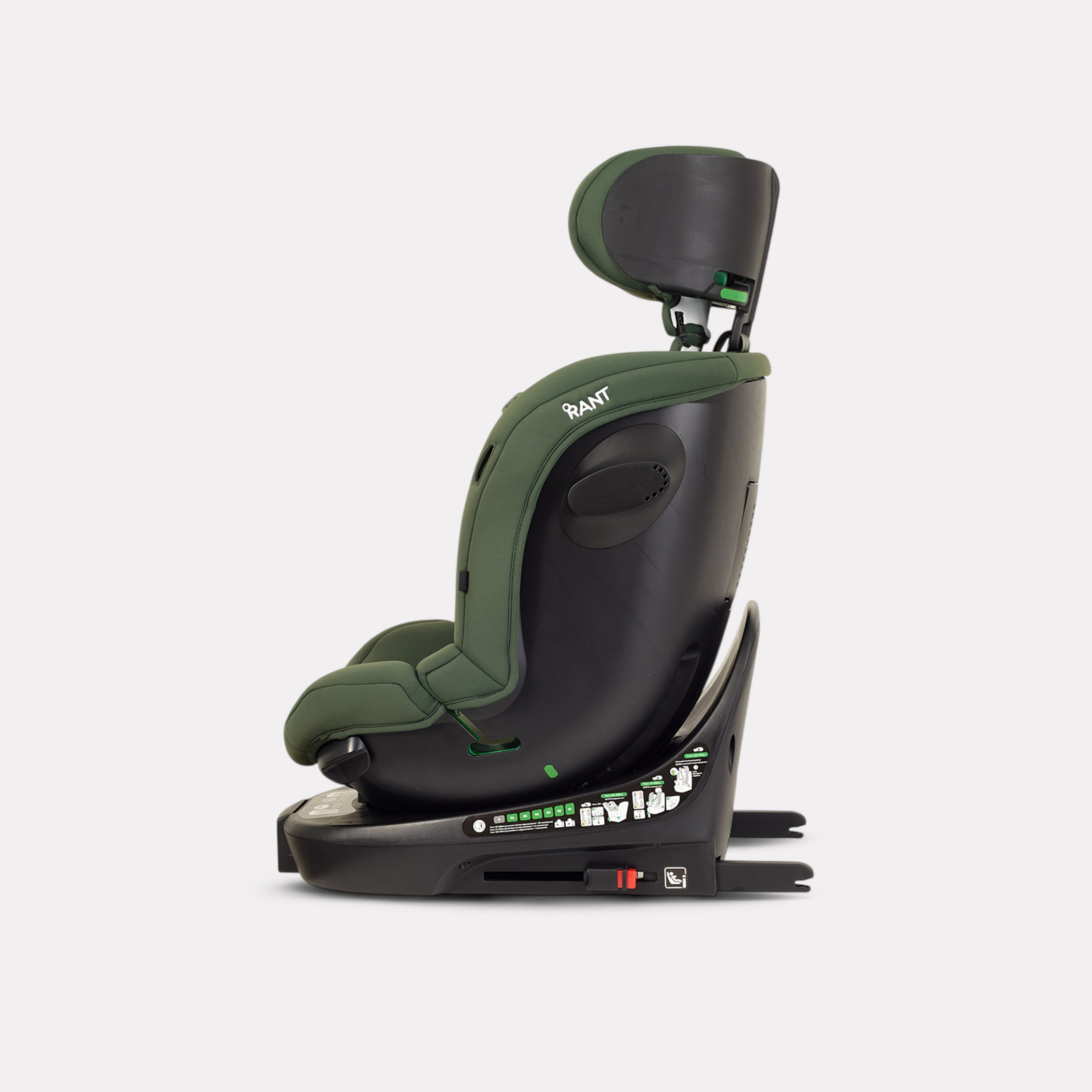 Автокресло Rant Страда Isofix 0+/1/2/3 (0-36 кг) зеленый - фото 9