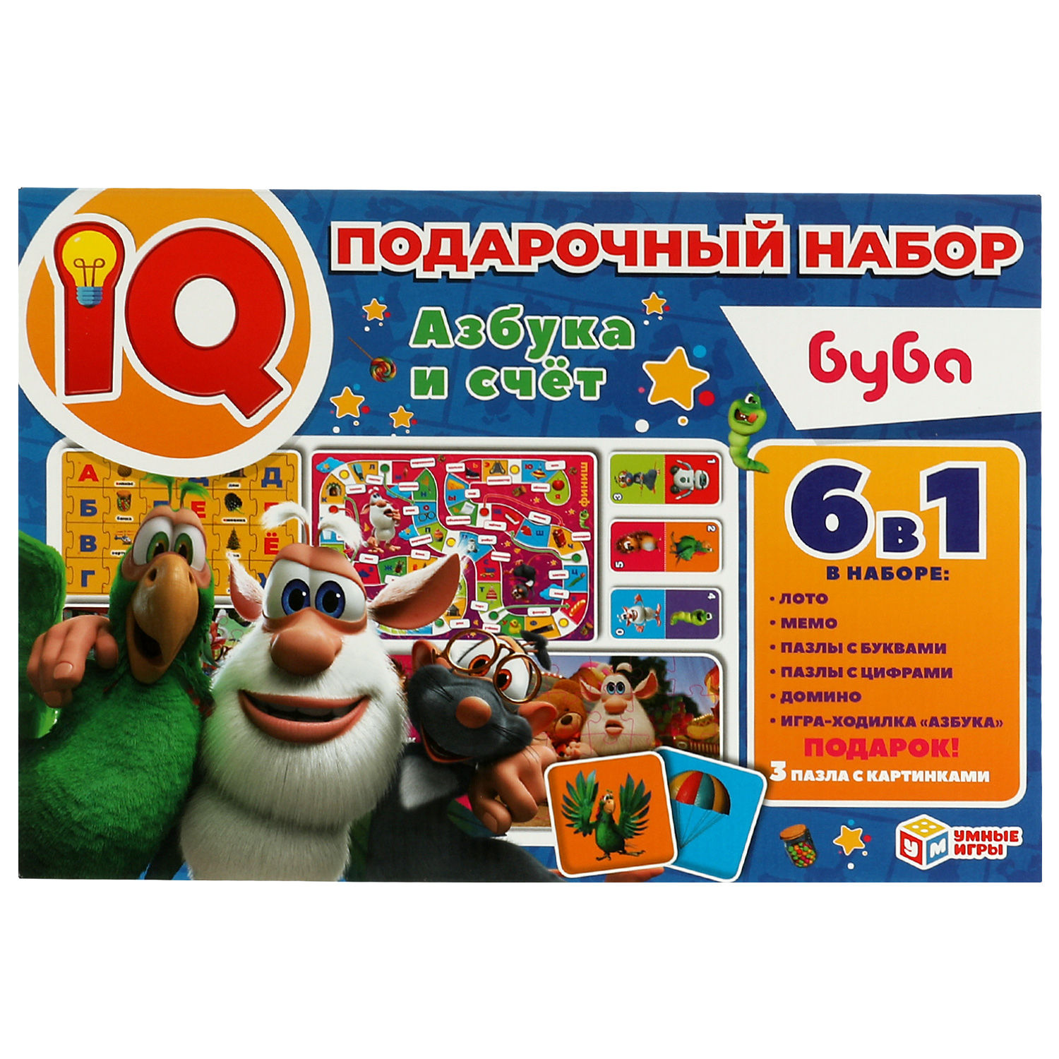 Настольная игра Умные игры Буба Азбука и счёт - фото 1