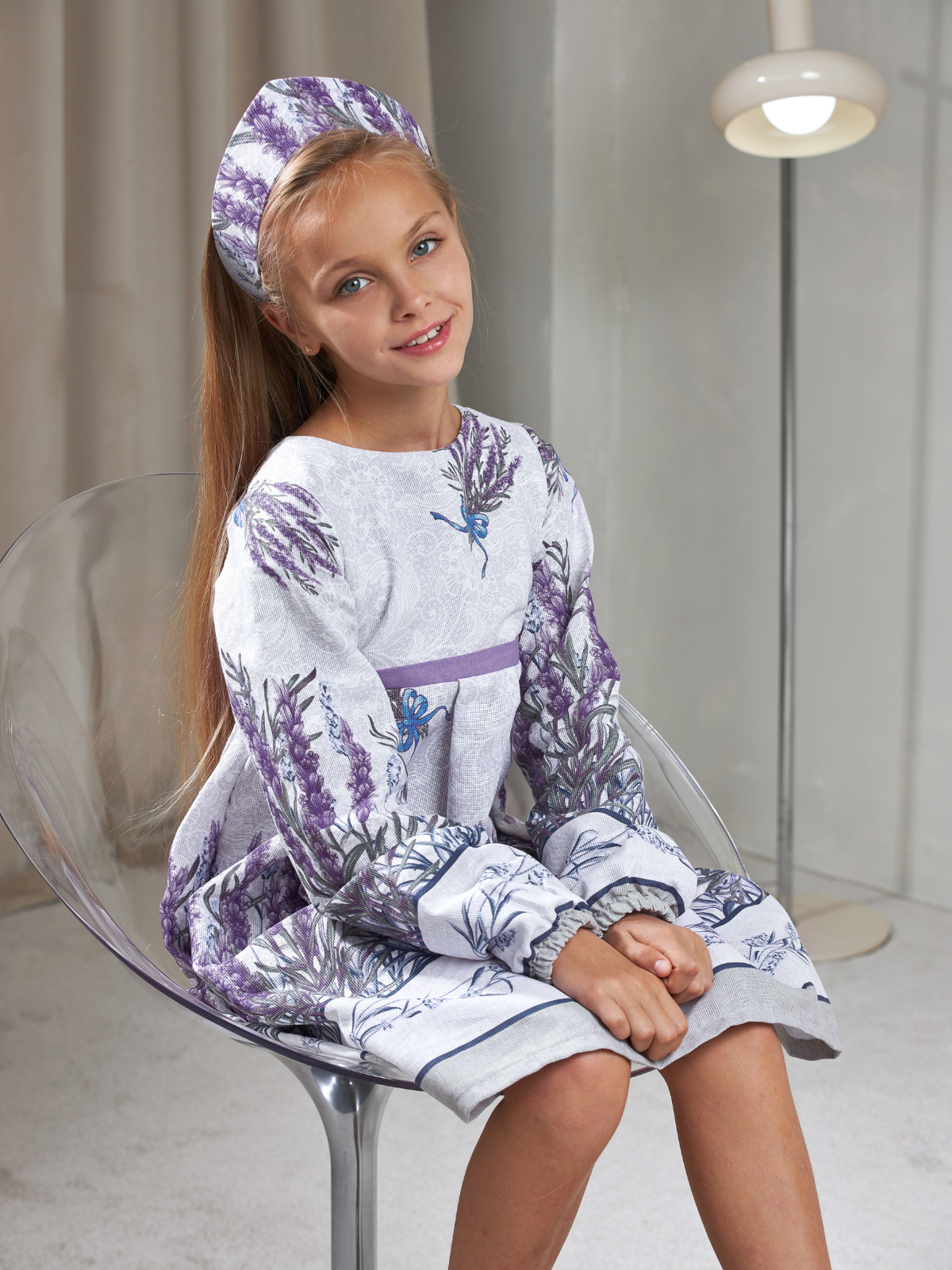 Платье MOUN платье_рогожка_дл/р_лаванда - фото 13