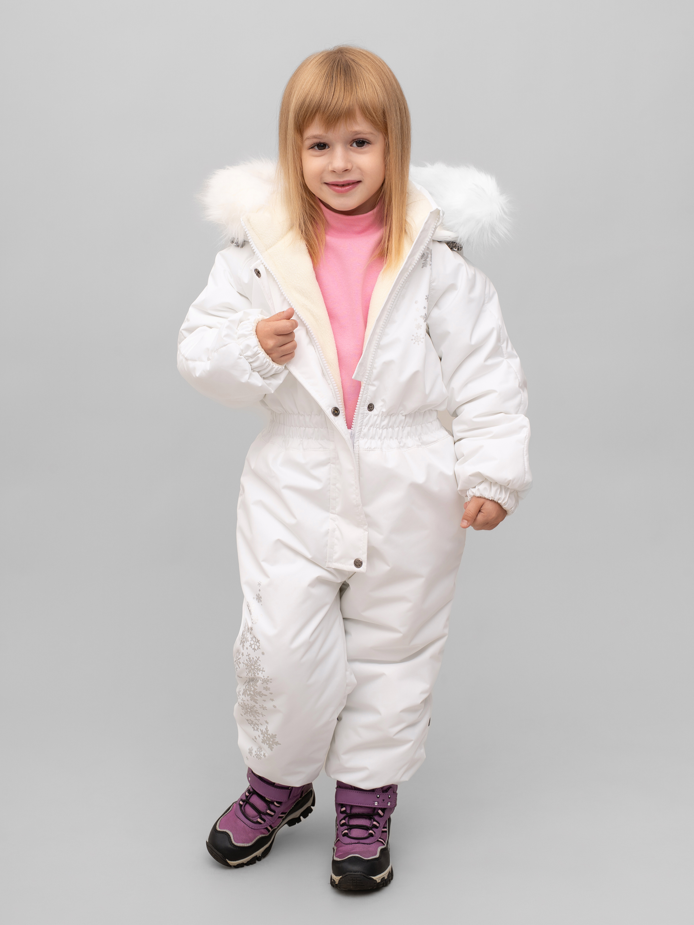 Комбинезон Arctic kids 30-019/1 белый - фото 24