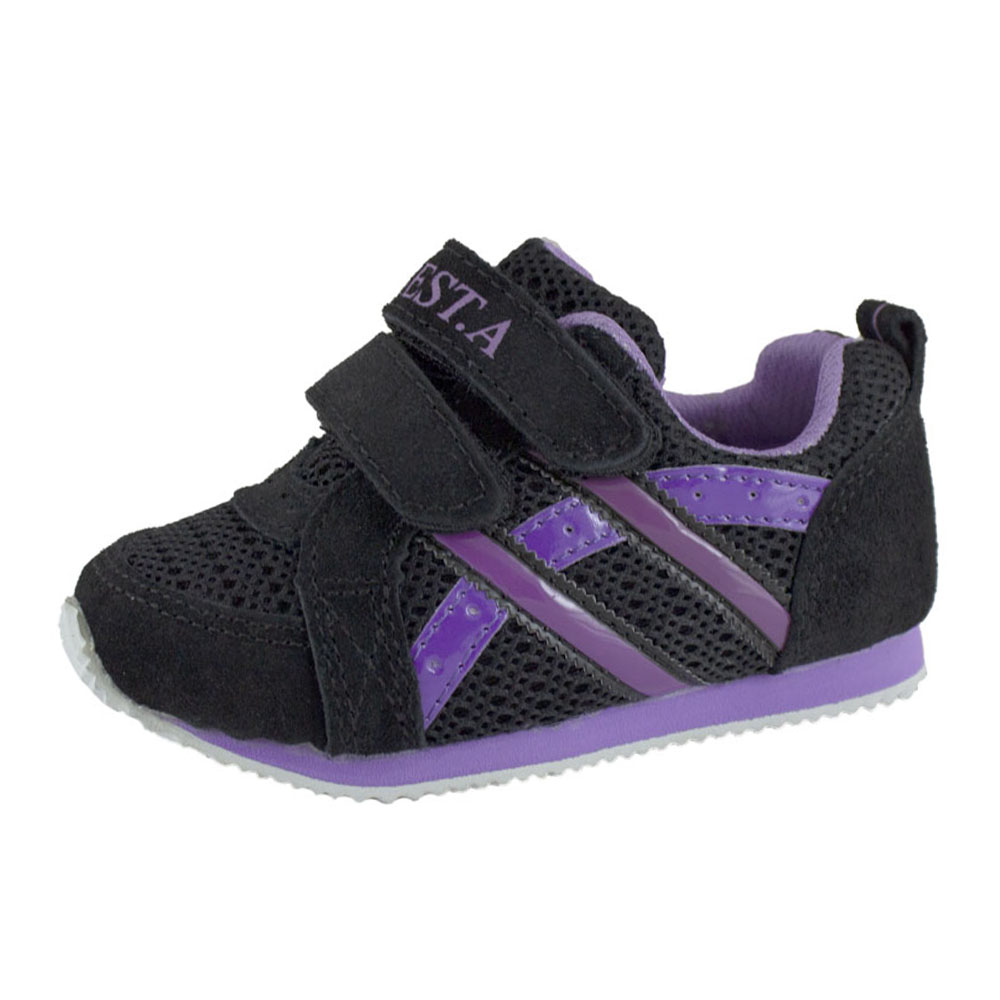 Кроссовки BEST.A 6018 BEST.A Кроссовки для девочки,черно-фиолетовый - фото 1