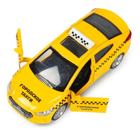 Автомобиль MSZ 1:43 желтый