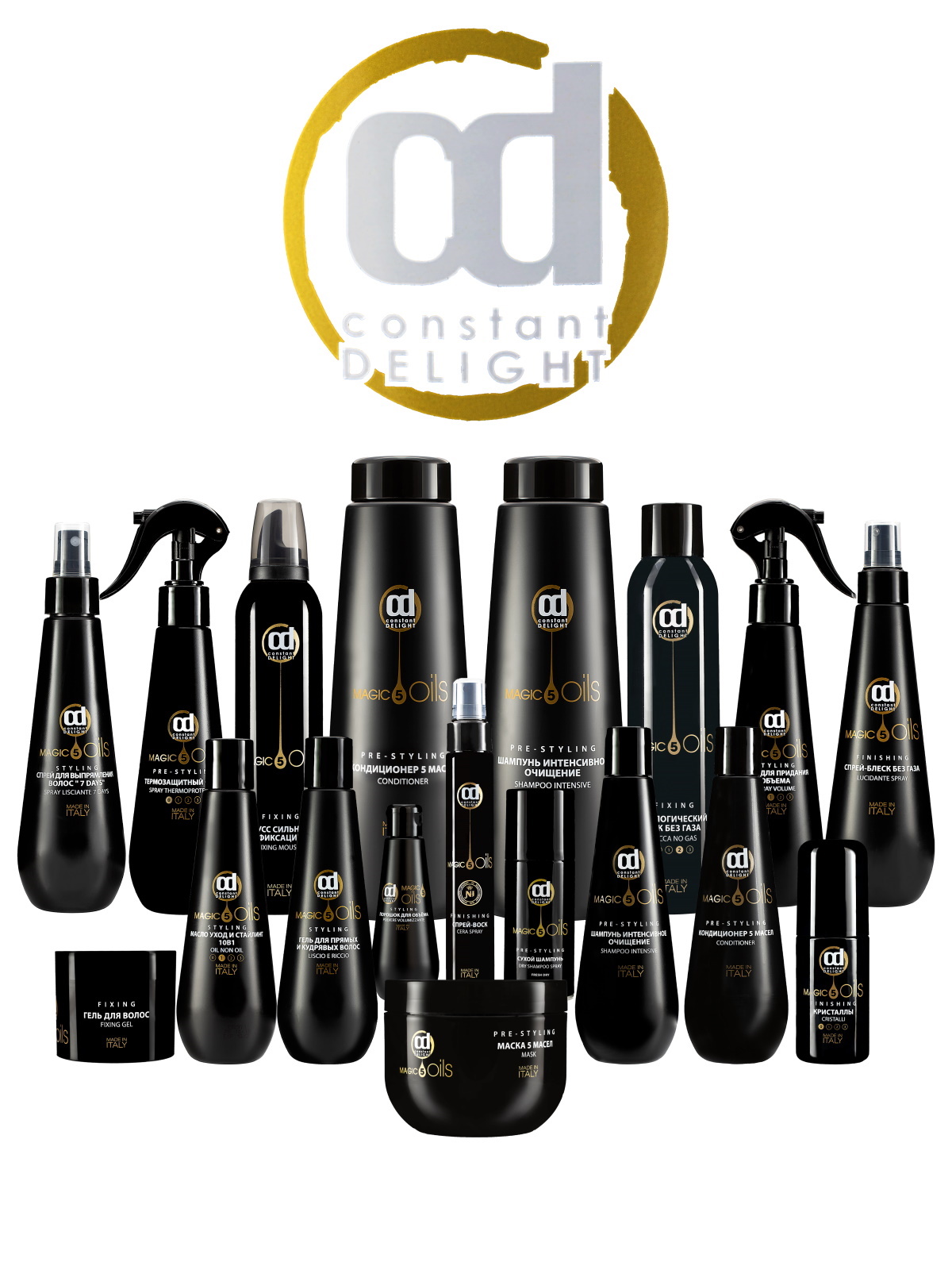 Гель сильной фиксации Constant Delight Magic 5 Oils для прямых и кудрявых волос 200 мл - фото 5