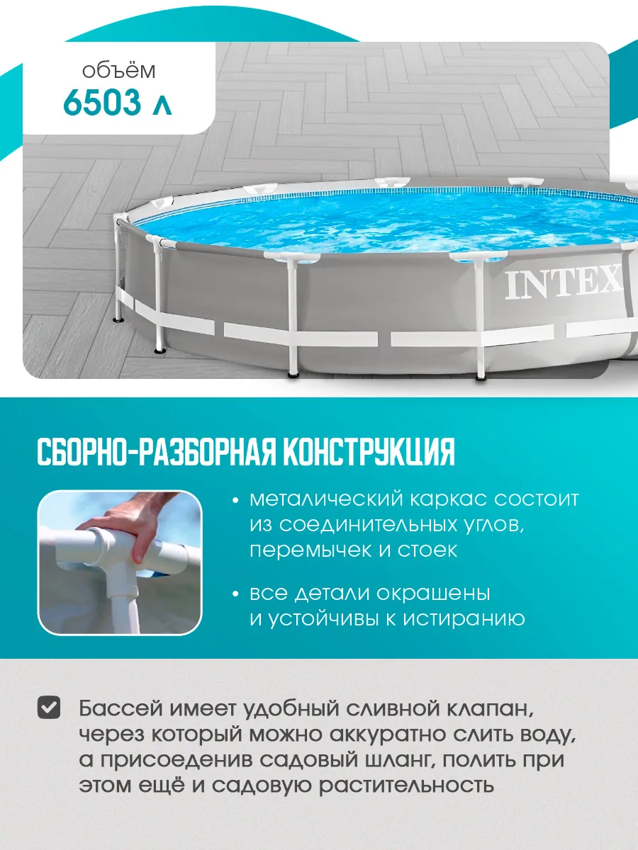 Бассейн Intex Круглый - фото 3