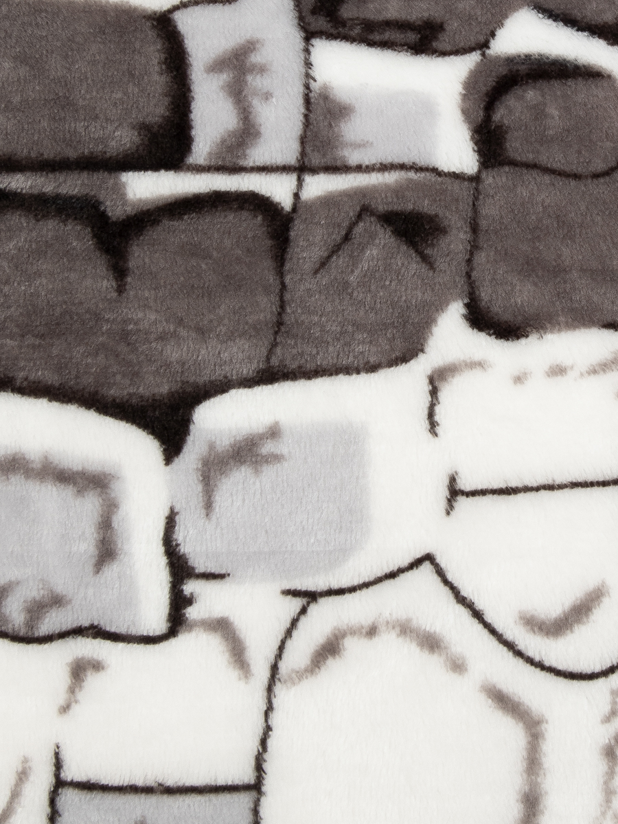 Плед TexRepublic Камешки 140 x 200 см велсофт - фото 9