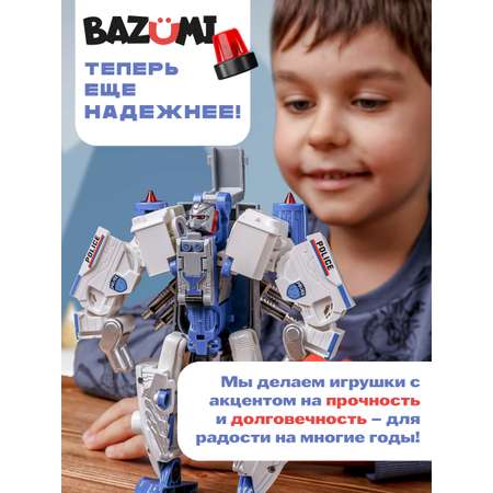 Фигурка BAZUMI Лодка полицейская трансформер