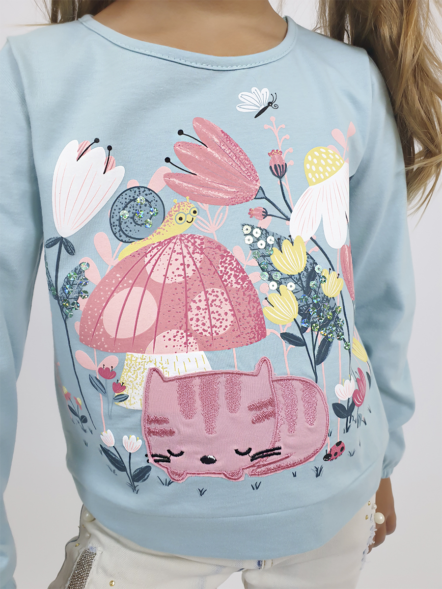 Свитшот Luneva 16-147-5. - фото 5