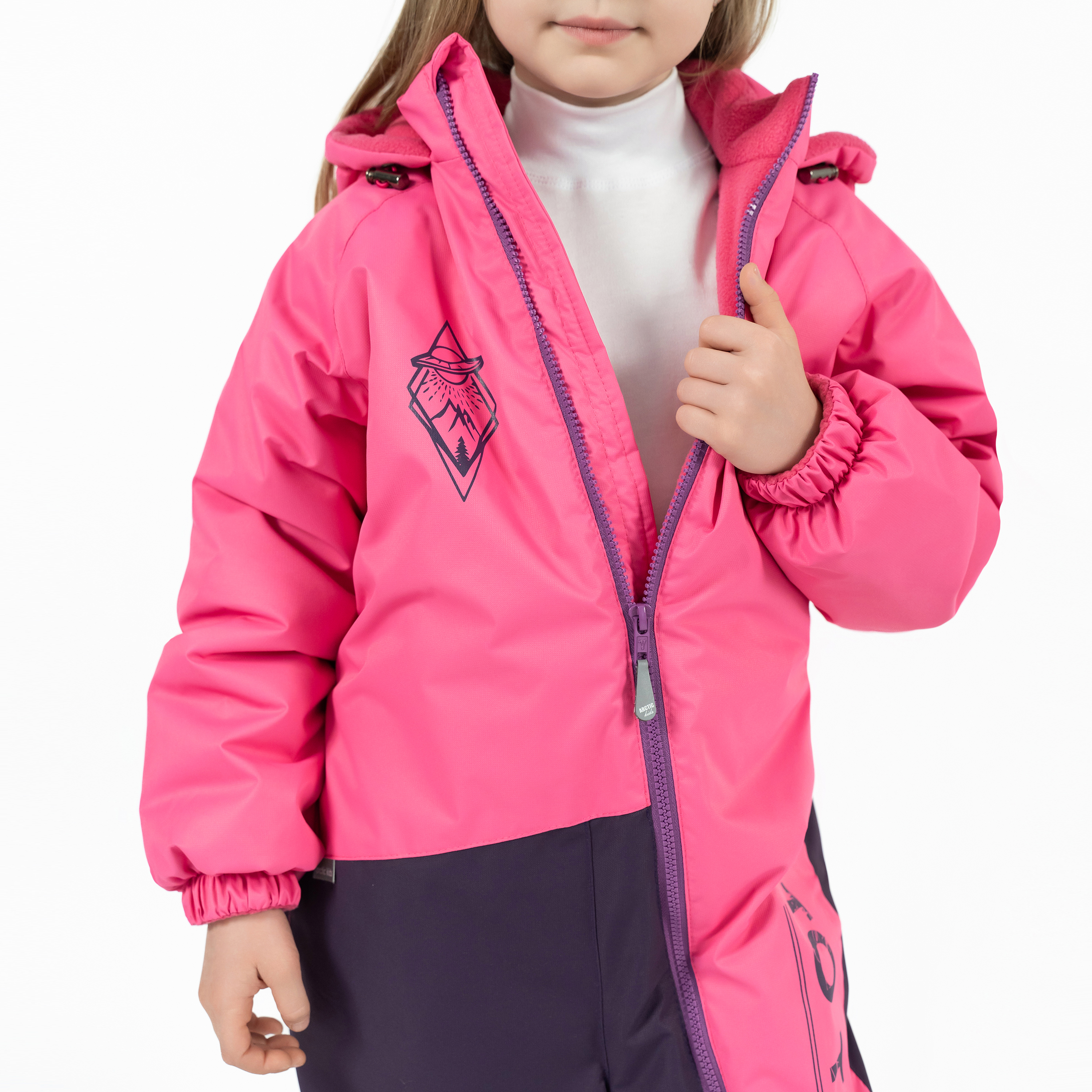 Комбинезон Arctic kids 30-038 фиолетовый - фото 5