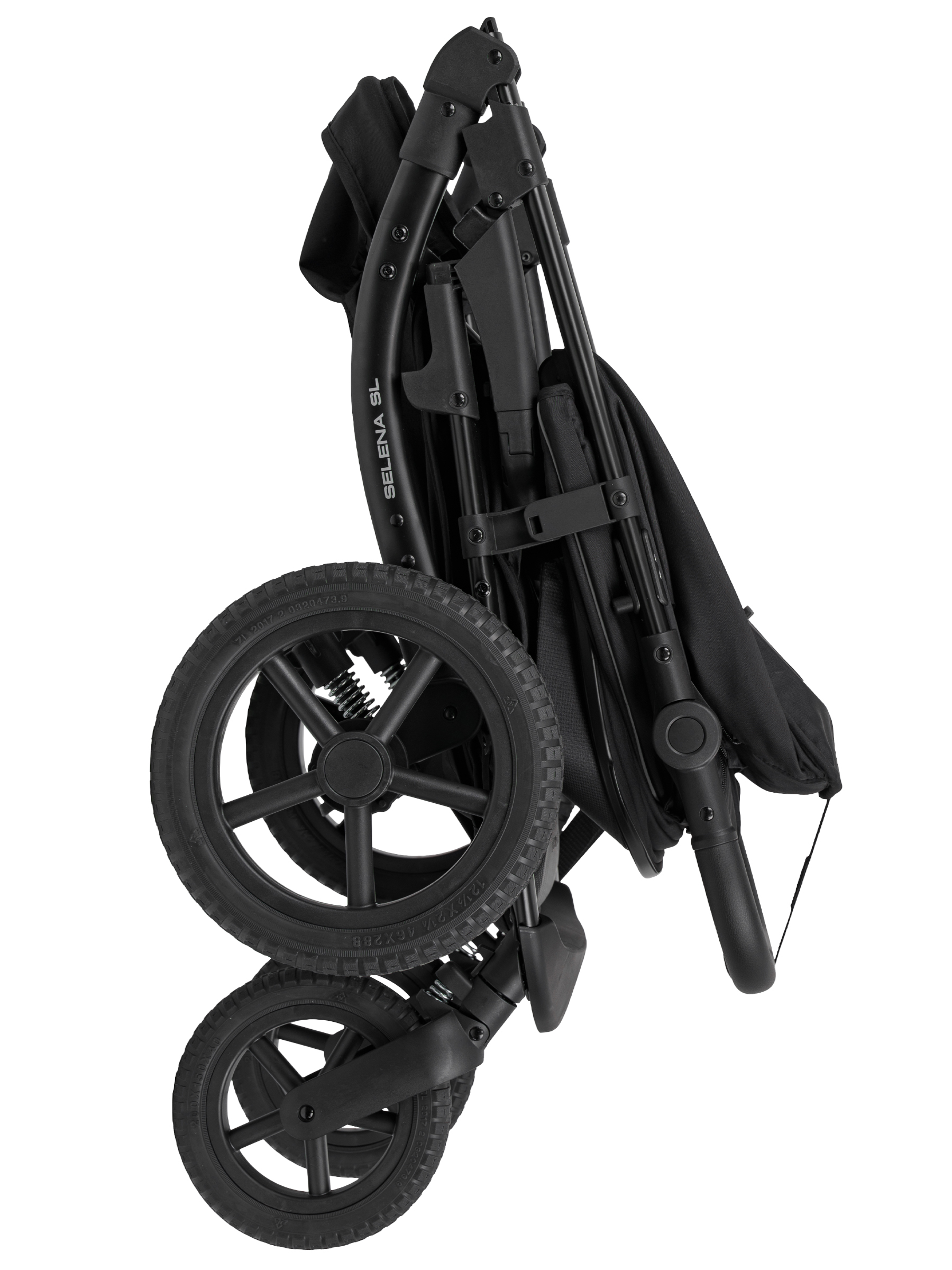 Коляска прогулочная JOVOLA Selena SL, всесезонная черный - фото 43