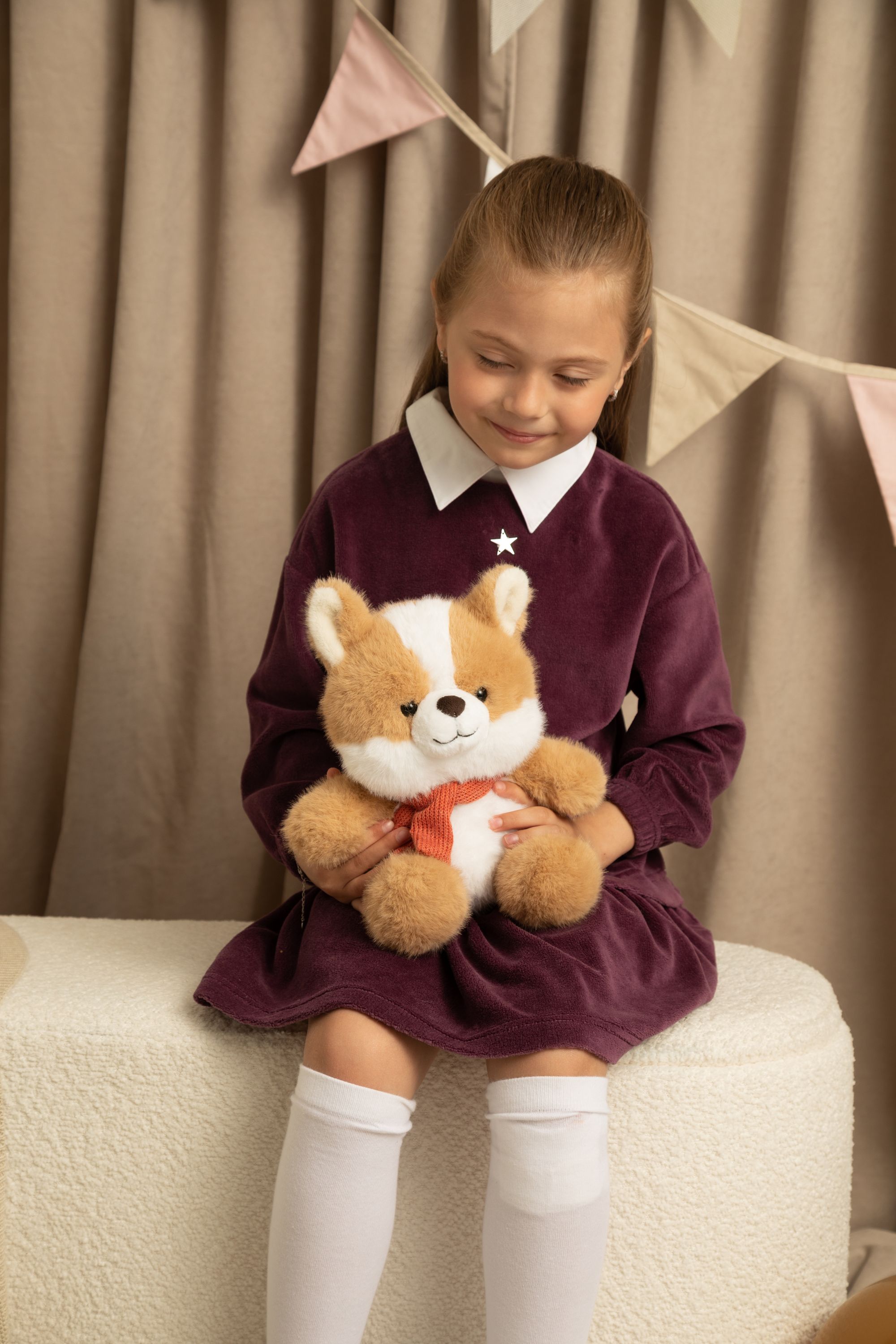 Мягкая игрушка GULLIVER toys Корги в шарфике - фото 13
