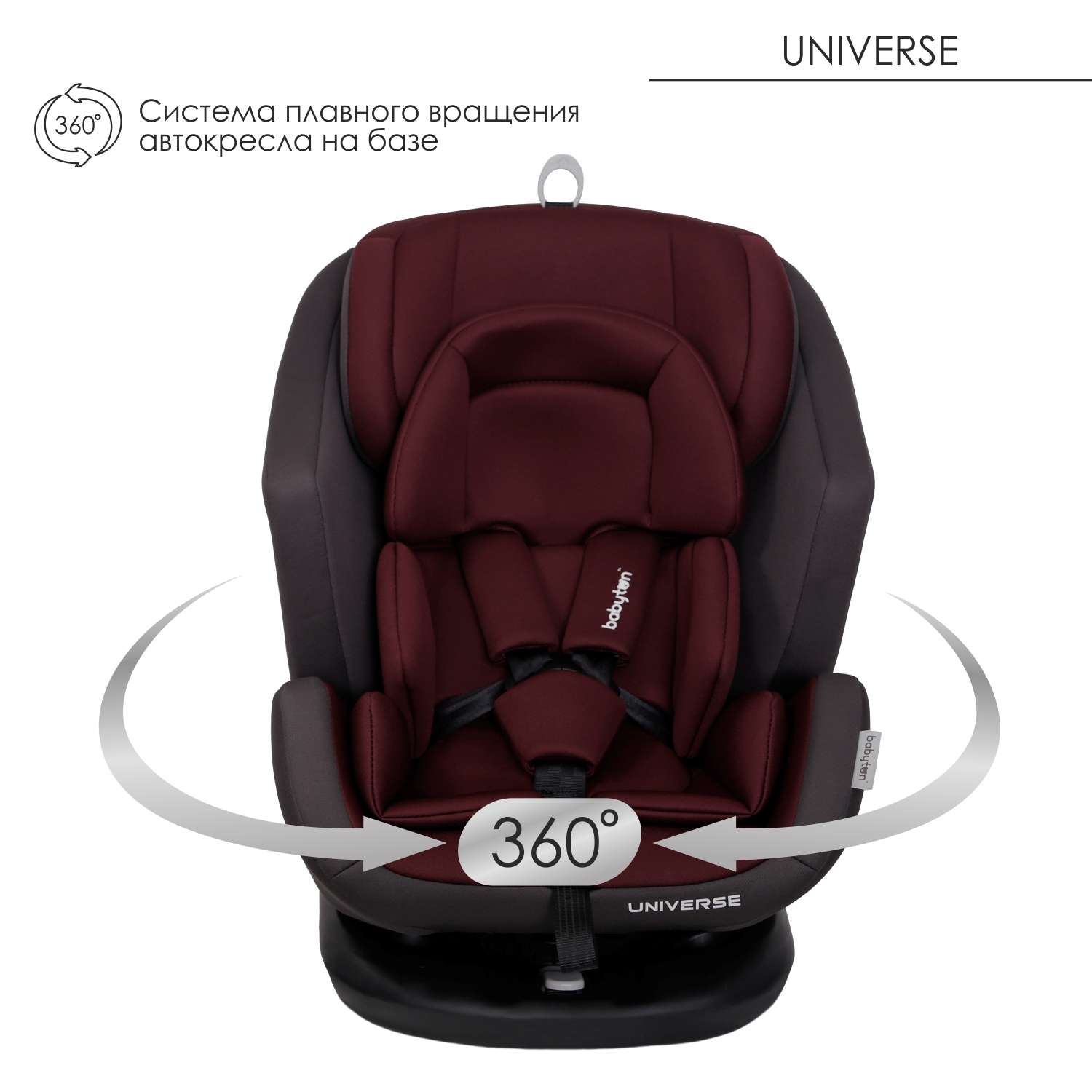Автокресло Babyton Universe Cherry 0+/1/2/3 (0-36 кг) - фото 3