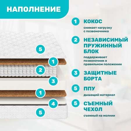 Матрас Капризун Дрим Хард 180х80