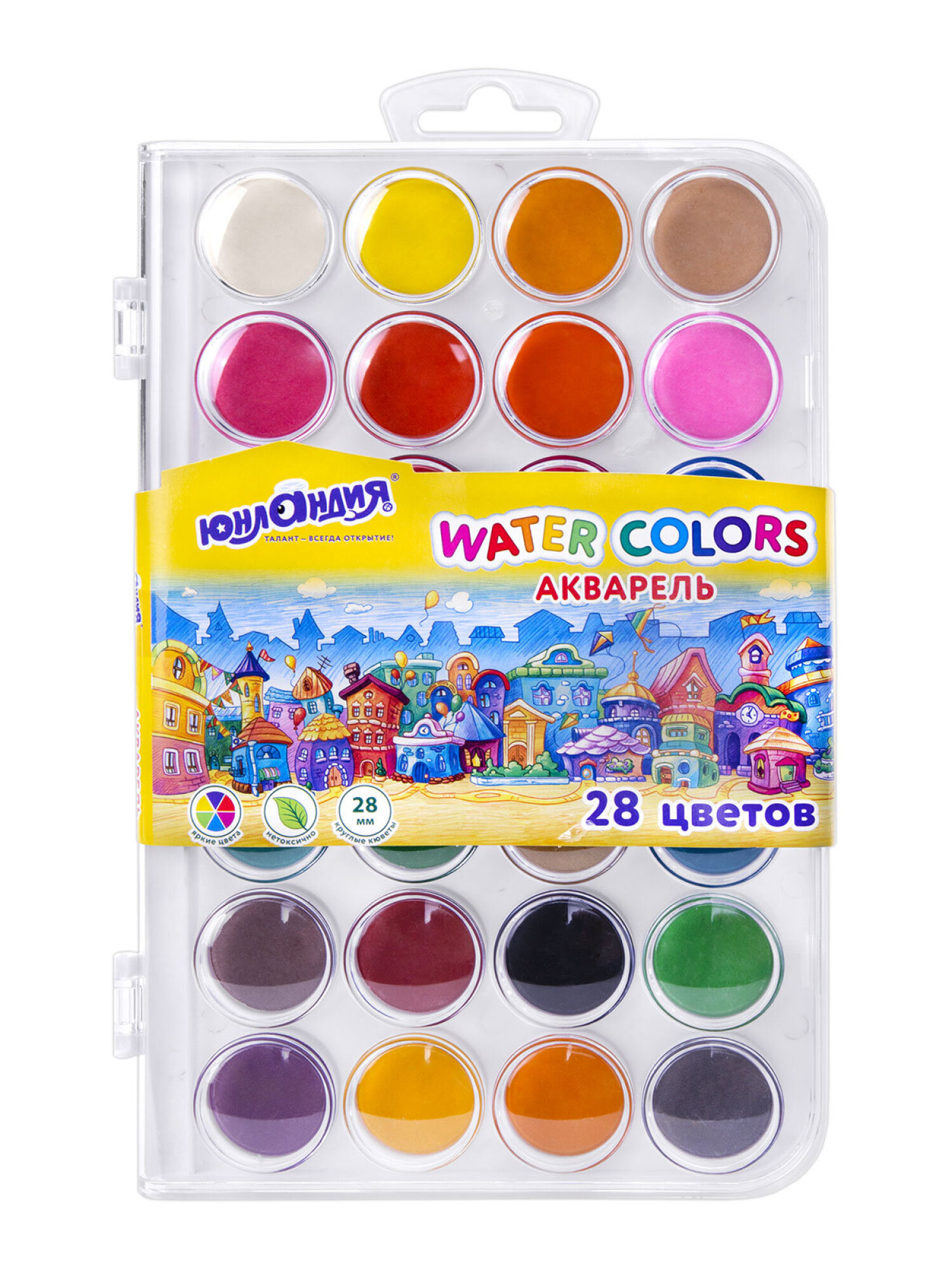 Краски акварель Юнландия 28 цв. - фото 2