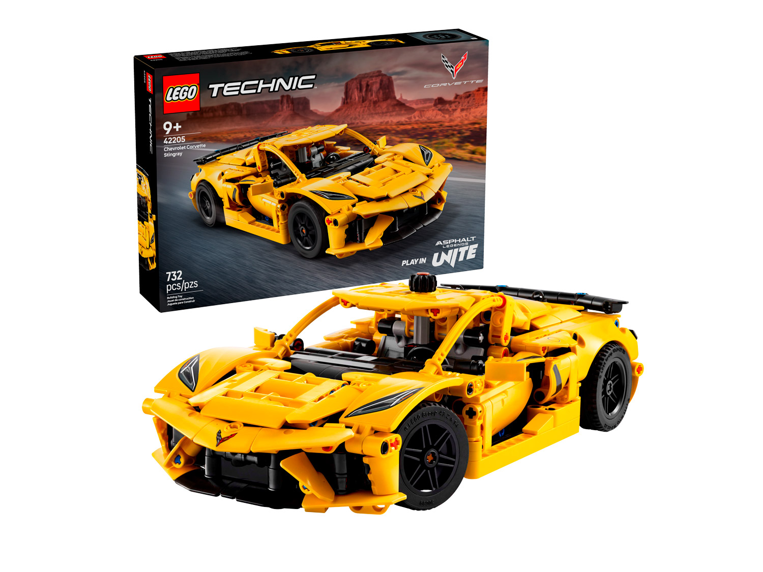 Конструктор LEGO Technic Chevrolet Corvette Stingray 732 дет. - фото 1